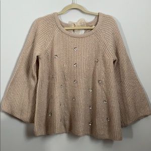 lauren conrad sweater with sequin detail